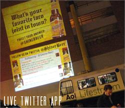 Agency Entourage SXSW Marketing Twitter Wall