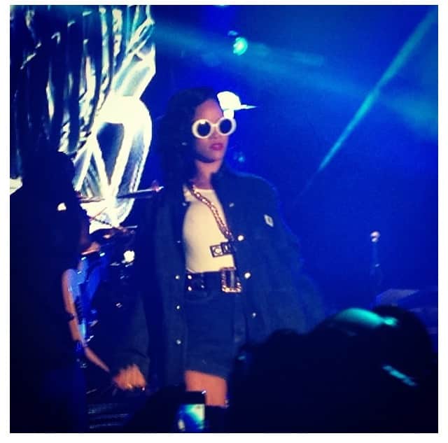Rihanna concert from MTV Instagram