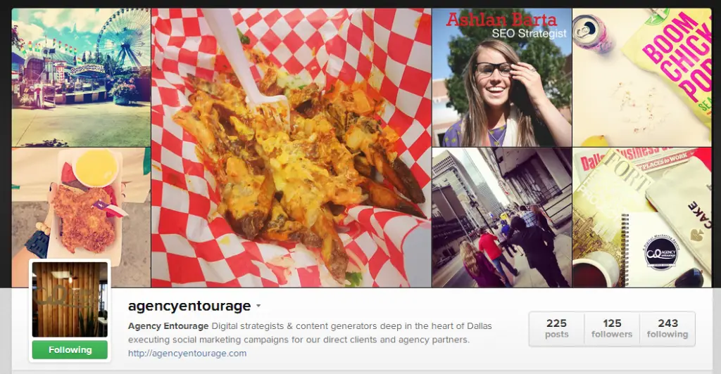 Agency Entourage Instagram