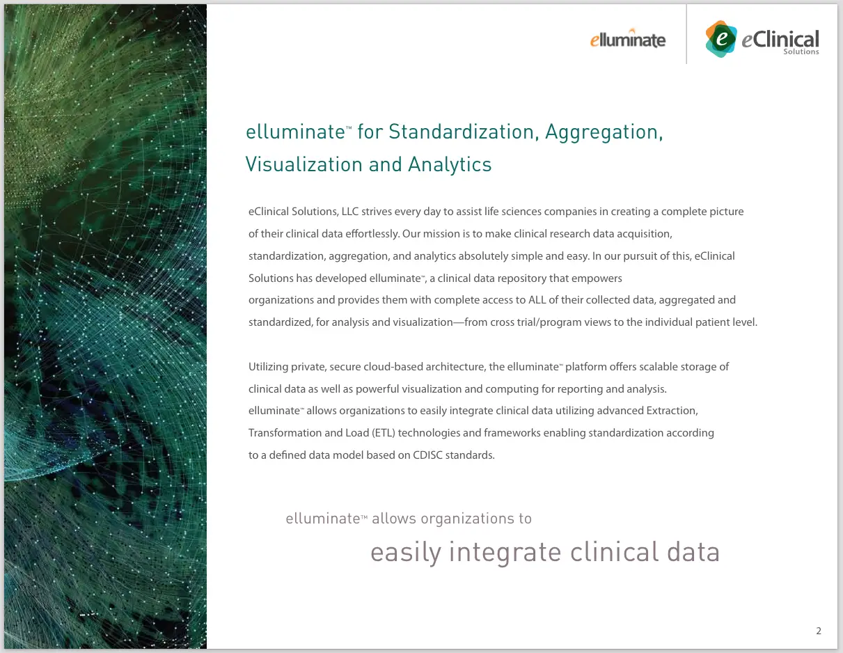 eClinical Solutions - CREATIVE DESIGN - Data Repository PC 3