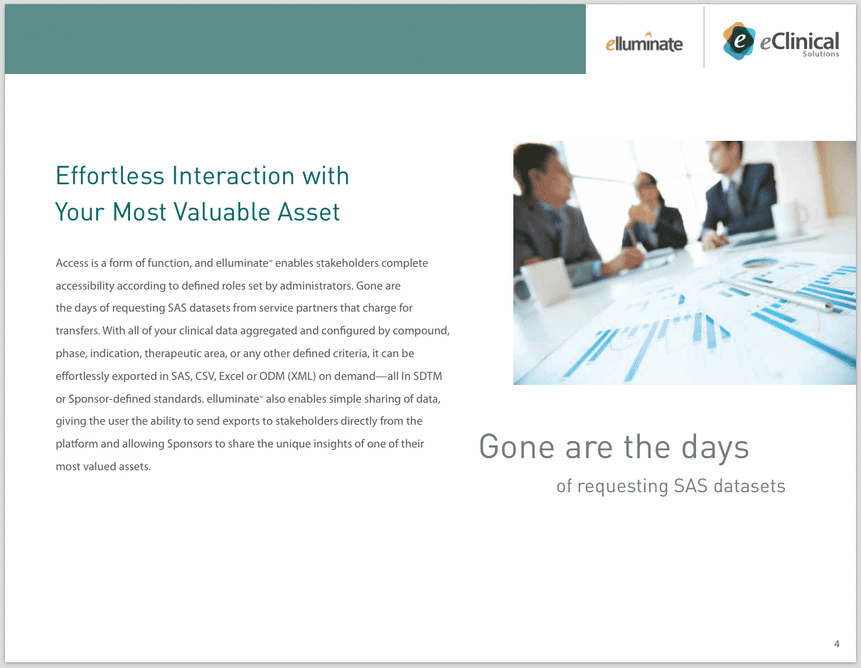 eClinical Solutions - CREATIVE DESIGN - Data Repository PC 5