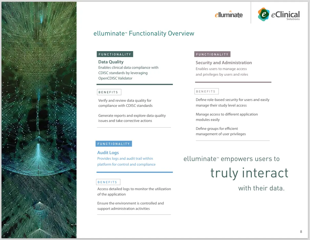 eClinical Solutions - CREATIVE DESIGN - Data Repository PC 9