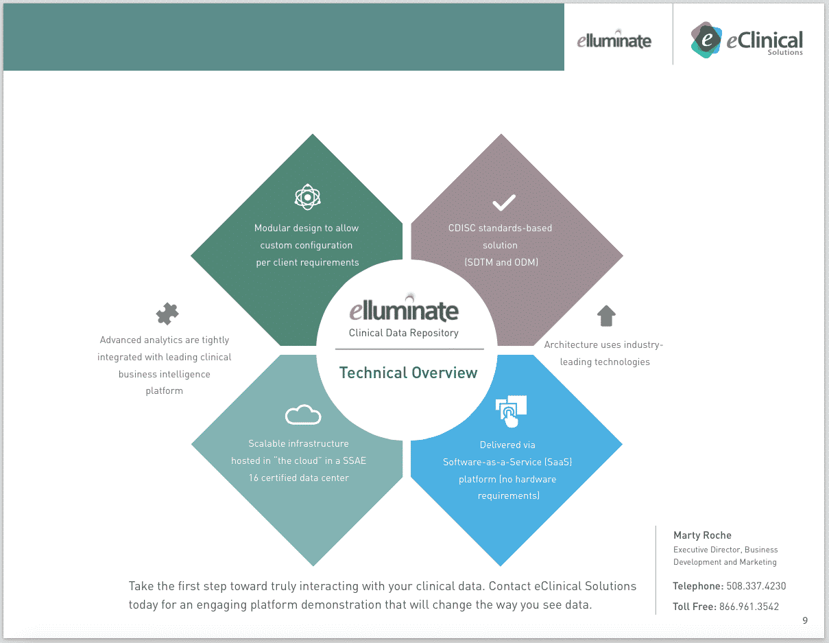 eClinical Solutions - CREATIVE DESIGN - Data Repository PC 10