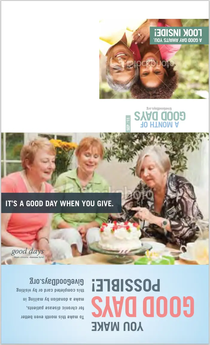 Good Days from CDF - PRINT- Mailer