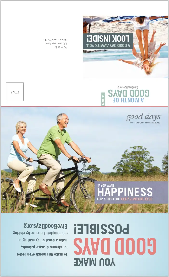 Good Days from CDF - PRINT- Mailer COVER MAR
