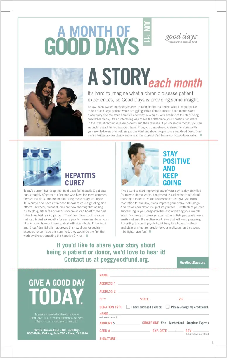 Good Days from CDF - PRINT- Mailer INSIDE JUN