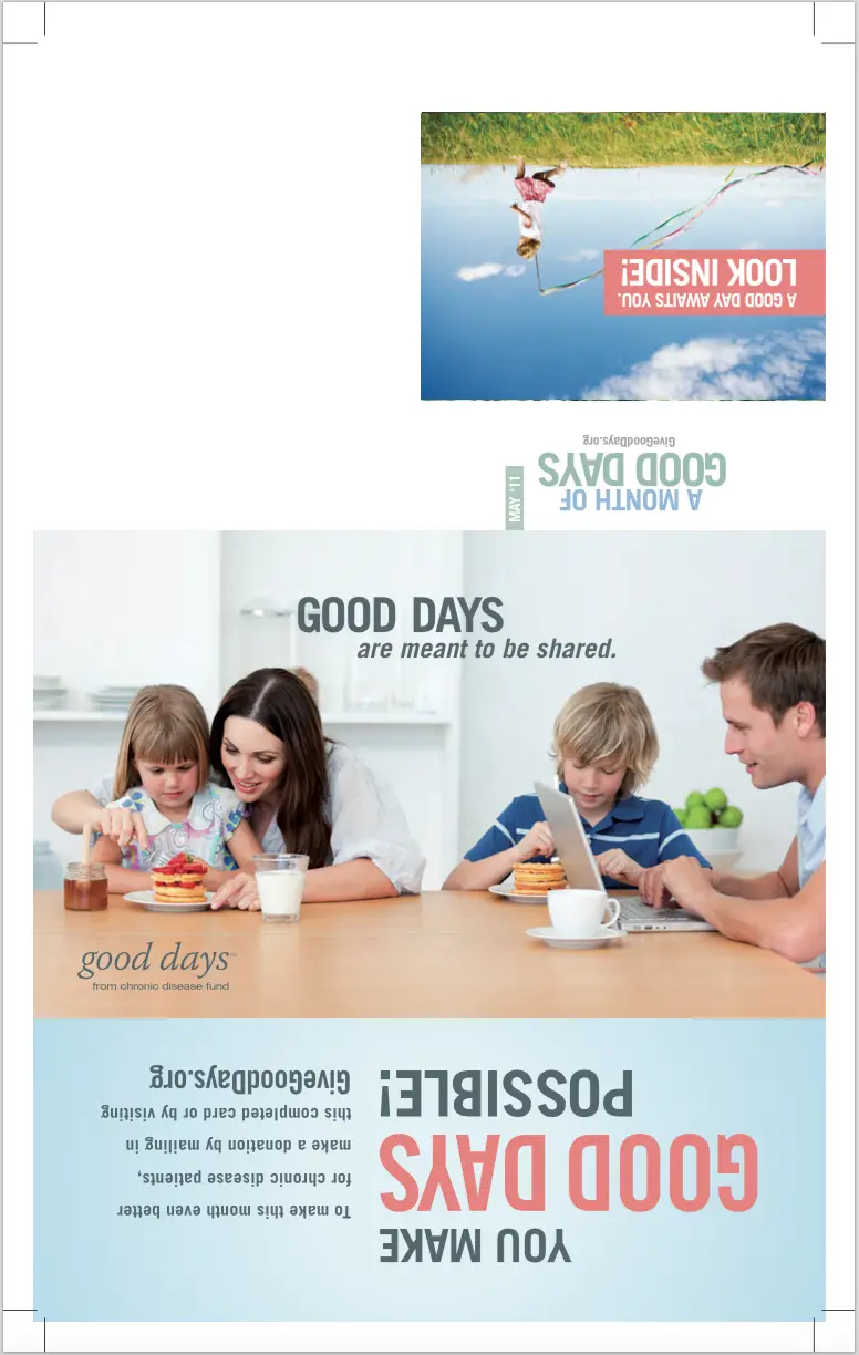 Good Days from CDF - PRINT- Mailer COVER MAY