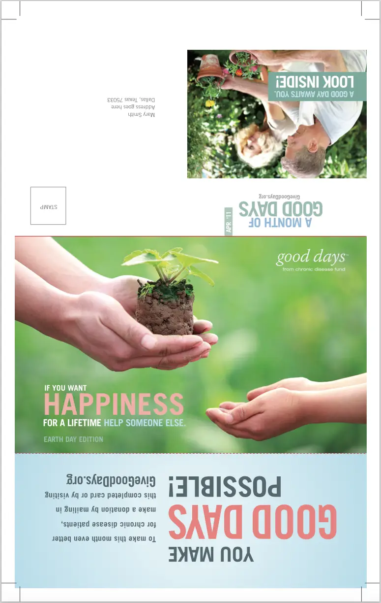 Good Days from CDF - PRINT- Mailer COVER APR