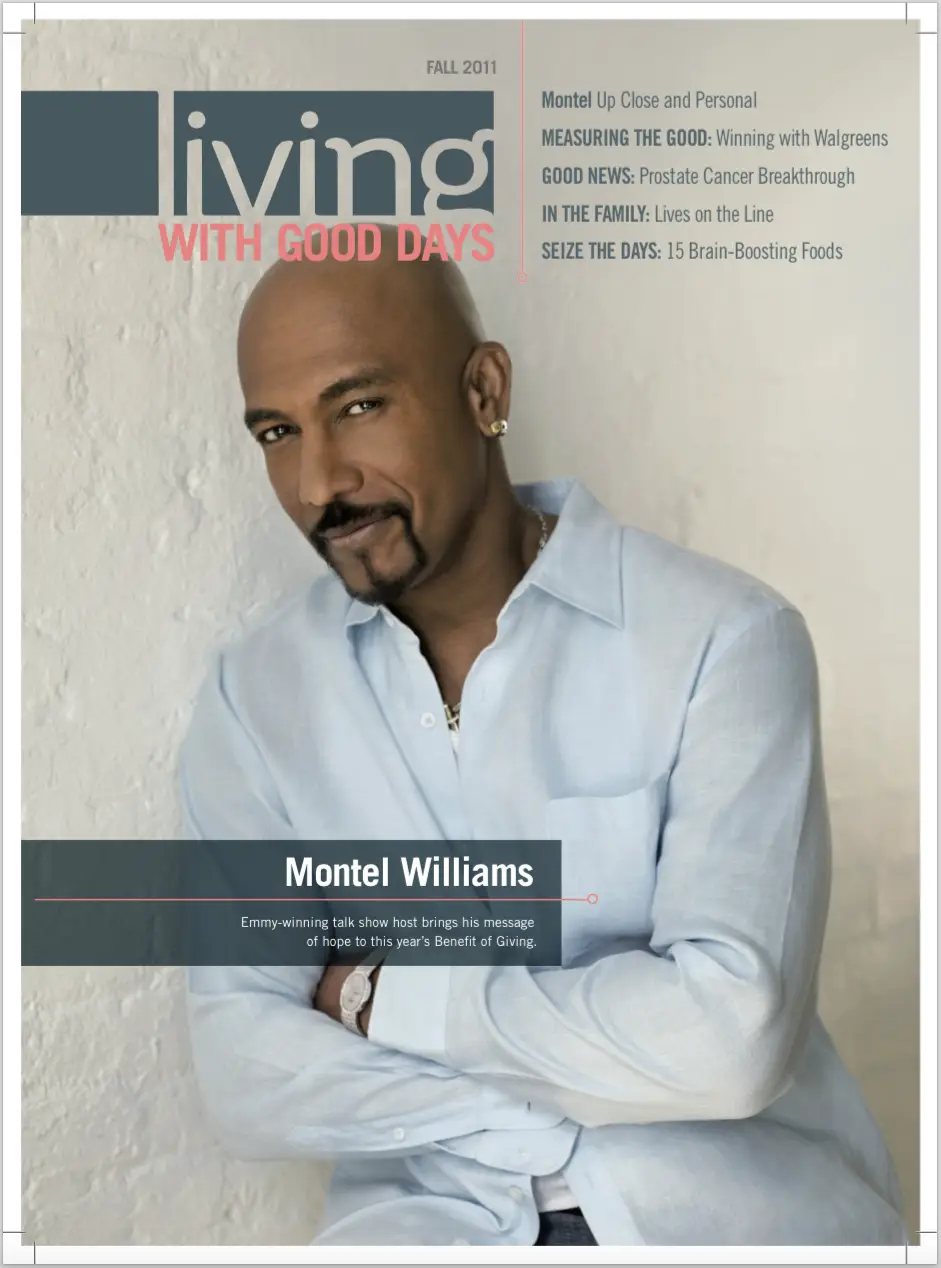 Good Days from CDF - MONTEL WILLIAMS - PRINT- QNL