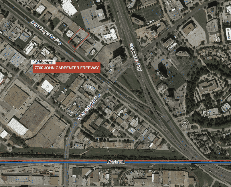 7700 areial map DART rail 7700 areial map DART rail
